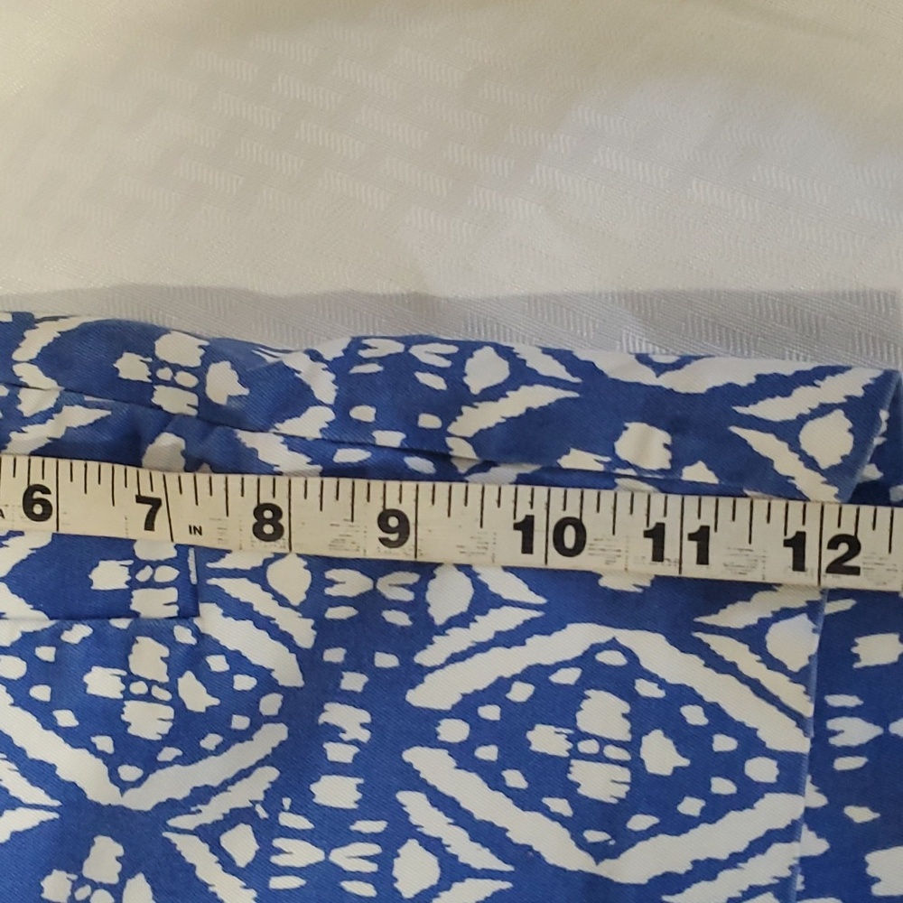 J.crew stretch city fit blue shorts size 2 - Picture 3 of 11